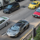 You can see some interesting cars from the pedestrian bridges